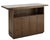English Cocktail Bar in Oak and Carerra Marble, Attributed For Sale - Image 3 of 5