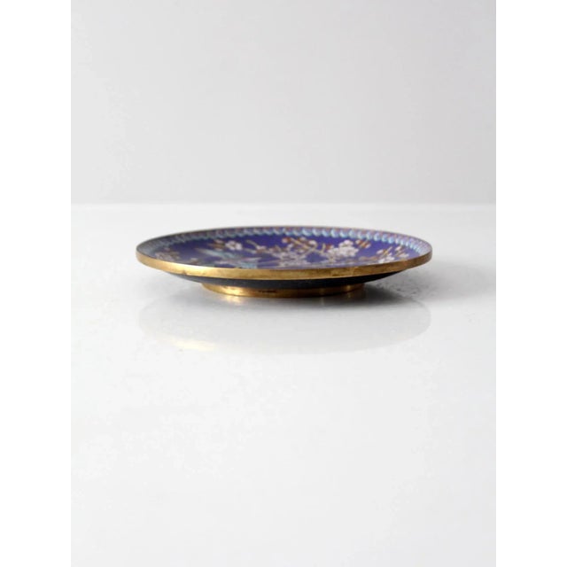 Vintage Cloissone Plate For Sale - Image 4 of 6