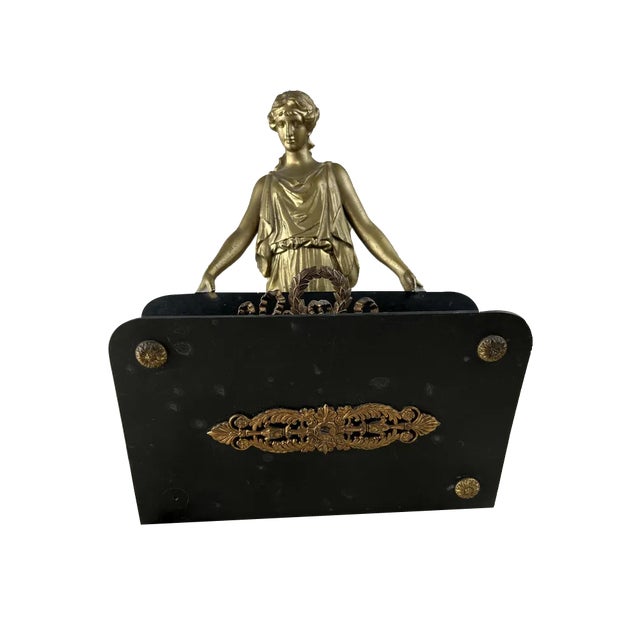 Vintage French Desk Holder, 1940s For Sale