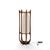 Mid-Century Modern Mid 20th Century Modeline Model 635 Mid Century Sculptured Walnut and Brass Table Lamp For Sale - Image 3 of 7