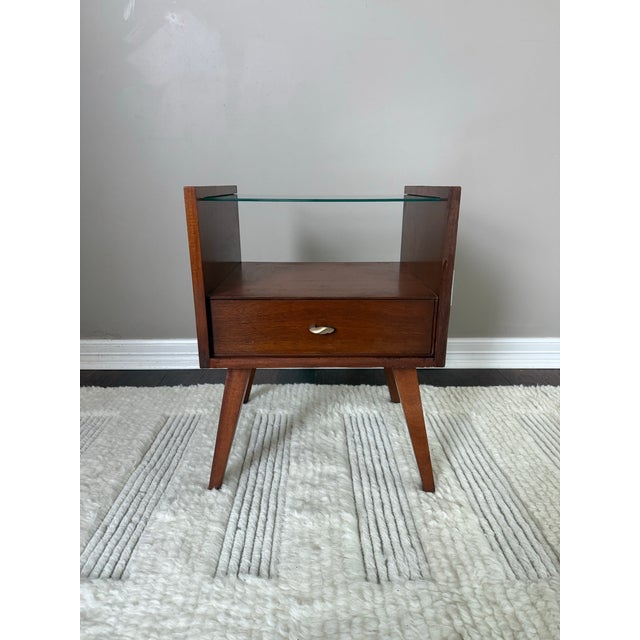 Mid-Century Modern Vintage Mid Century Mahogany Side Table by Mengel for Raymond Loewy For Sale - Image 3 of 12