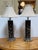 Design Plus Gallery presents a Pair of Leopard Print Table Lamps. The lamps have a cylindrical form with. great animal...