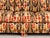 Modern Ikat Fabric Upholstered Three-Seat Sofa For Sale - Image 4 of 10
