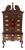 1990s Henkel Harris Solid Mahogany Highboy Model No. 145, 146, and 147 For Sale