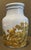 English 1850s Prattware Transferware Blue Pottery Jar For Sale - Image 3 of 6