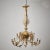 Antique Swedish bronzed chandelier made during the mid 1800s, around 1850 to 1860. The chandelier is made in bronzed metal...