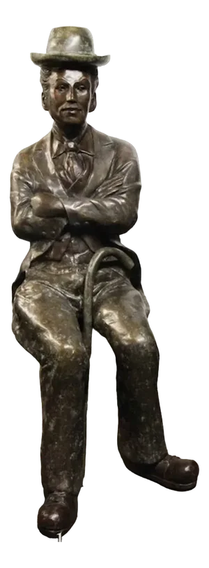 Lifesize Bronze Charlie Chaplin Statue