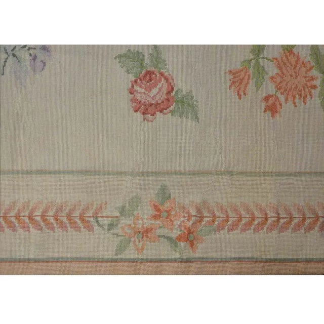 Vintage Chinese Aubusson Rug For Sale - Image 9 of 11
