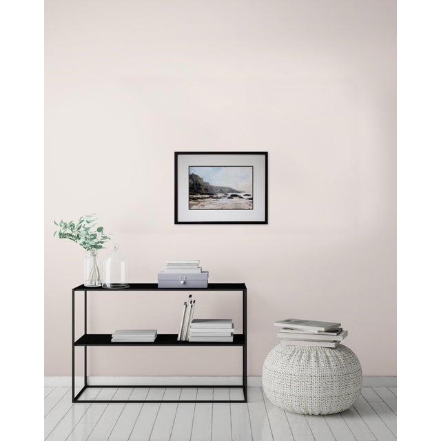 Contemporary Contemporary Into the Light Study by Jon Doran | Oil on Panel Small Study of a Beach at Low Tide For Sale - Image 3 of 9