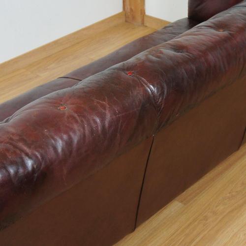 Victorian Leather Chesterfield Sofa For Sale - Image 10 of 16