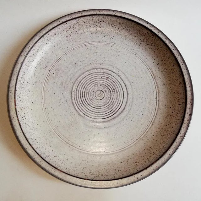 Mid-Century Italian Ceramic Plate from Tasca For Sale - Image 4 of 4