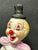 Vintage Late 20th Century Pink With Red Polka Dots Porcelain Clown Bell For Sale - Image 11 of 11