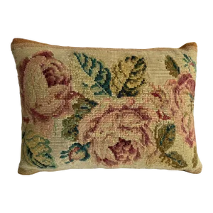 1850 English Needlework Pillow