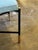 Metal Italian MCM Design Black Steel Bench For Sale - Image 7 of 7