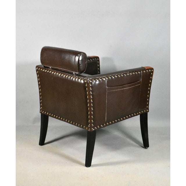 Mid-Century French Lounge Chair in Leatherette, 1960s For Sale - Image 9 of 15