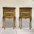 1940s Provincial Louis XV Style Hand-Painted Side Tables - A Pair For Sale - Image 5 of 12