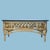 Late 20th Century Fretwork Burnt Bamboo Glass Top Coffee Table For Sale - Image 4 of 5