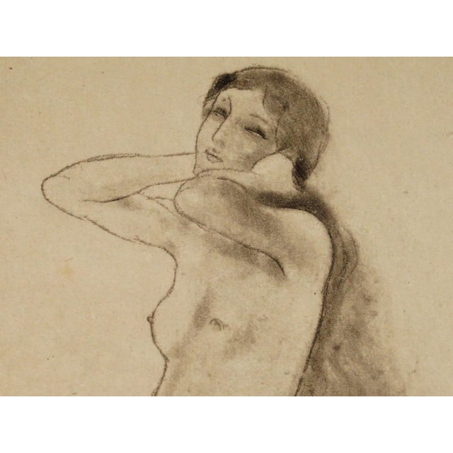 Figurative Early 20th Century Édouard Chimot Signed French Female Nude Etching on Paper For Sale - Image 3 of 5