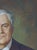 Realism Vintage Male Portrait Oil Painting, Soviet Ukrainian Art on Cardboard 32-24 For Sale - Image 3 of 6