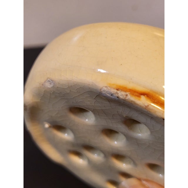 Vintage Ceramic MCM Flower Frog For Sale - Image 11 of 12