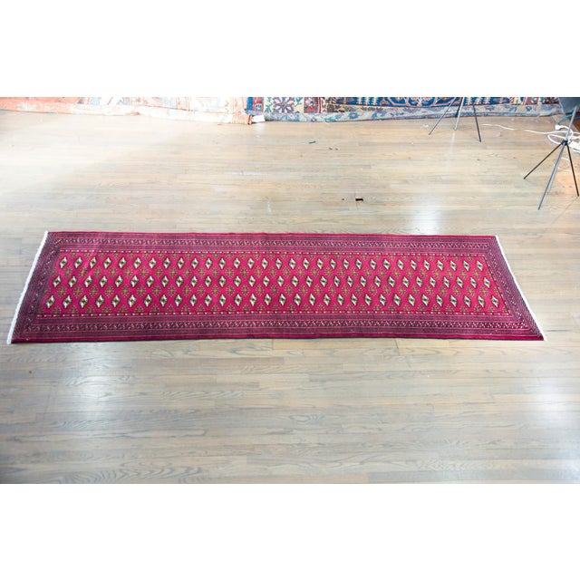 Vintage Persian Turkman Rug For Sale In Chicago - Image 6 of 16