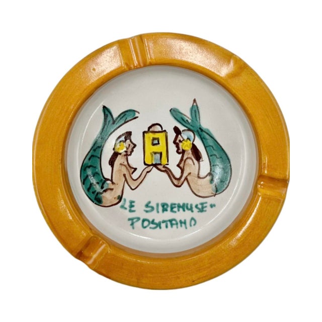 Vintage Le Sirenuse Hotel Positano Ceramic Ashtray Italy For Sale - Image 13 of 13