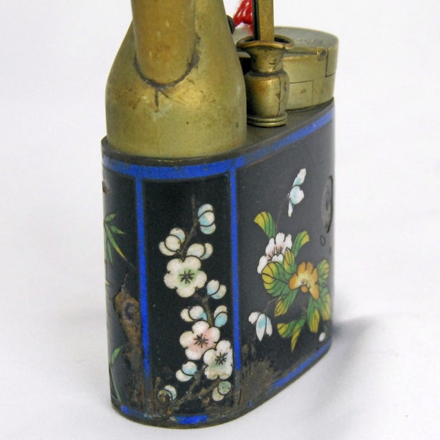 Chinese Cloisonne Pipe With Script and Fittings Late 19th Century For Sale - Image 9 of 17