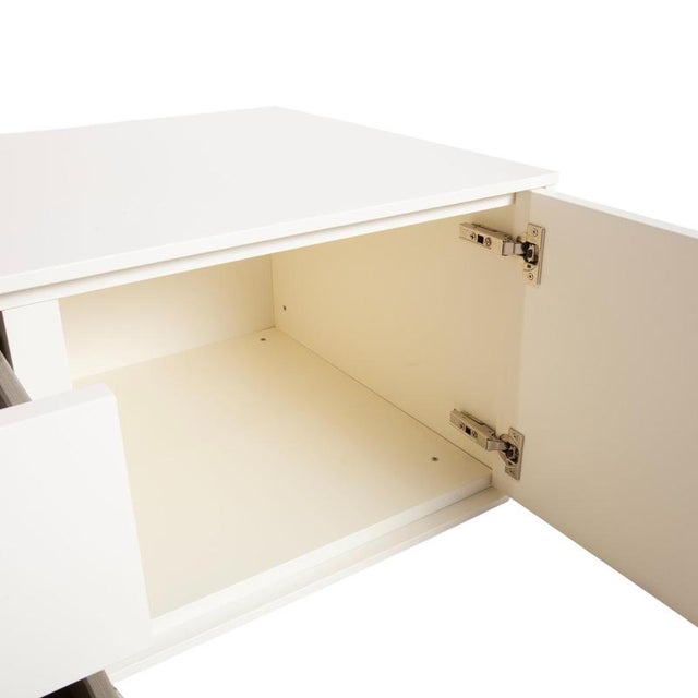 MC 906 SV Wooden Sideboard in White by Gwinner For Sale - Image 10 of 18