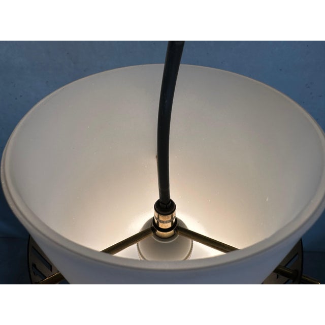 Vintage Opaline Design Hanging Lamps, Set of 2 For Sale - Image 12 of 14