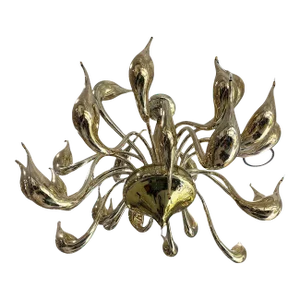 Lu Murano Glass Chandelier by Fornasier