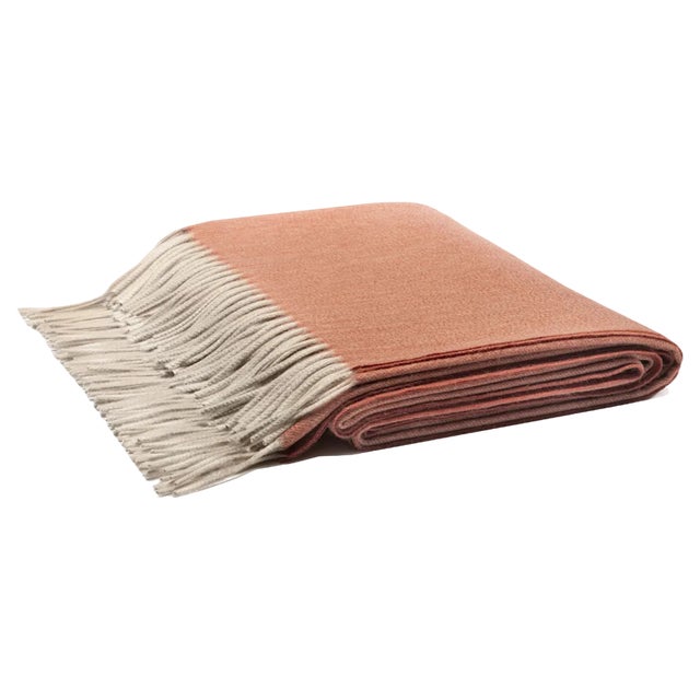 Fringe Zibelline Cashmere Throw Blanket from Lo Decor Chairish