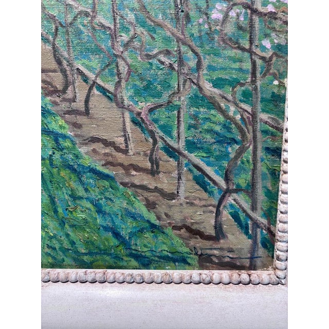 Giovanni Molteni, Spring in Portofino, 1933, Oil on Canvas For Sale - Image 8 of 14