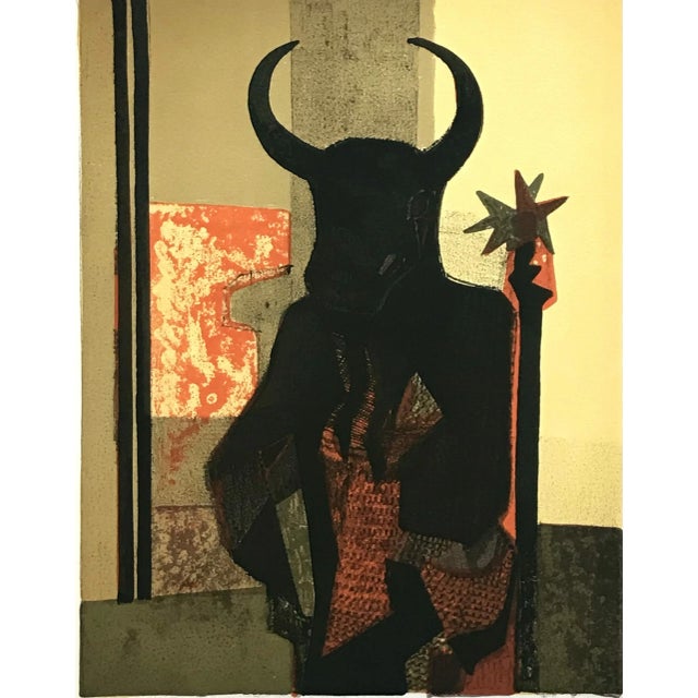 Artist: Andre Minaux Country: France Title: Untitled V1-4 Medium: Original Lithograph Marks: Not signed not numbered...