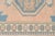 Cream Mid 20th Century Soft Peach, Denim Blue, and Cream Medallion Area Rug For Sale - Image 8 of 8
