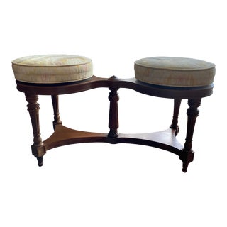 Louis XVI Double Seat Piano Bench For Sale