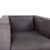 Modern Suitcase Lounge Chair in Grey Lilac Suede and Chrome from Minotti For Sale - Image 3 of 17