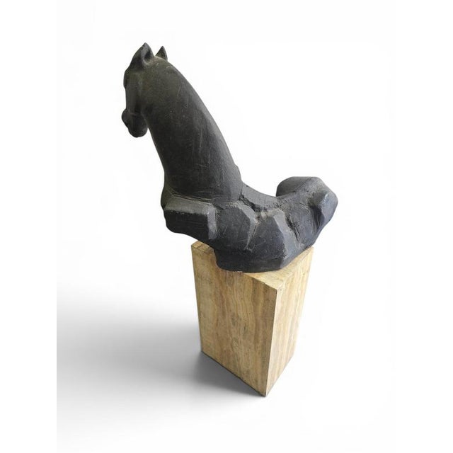 Alfredo Lanz, Greek Horse Sculpture, 1970, Terracotta For Sale - Image 11 of 14