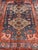 Textile Antique Persian Karajeh Rug With Geometric Medallions in Green, Blue, and Red 5'2 X 7'10 For Sale - Image 7 of 14