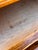 Brown 1980s Dixie Furniture Recollections Rustic Country French Solid Oak Chest With Oval Table Mirror For Sale - Image 8 of 12