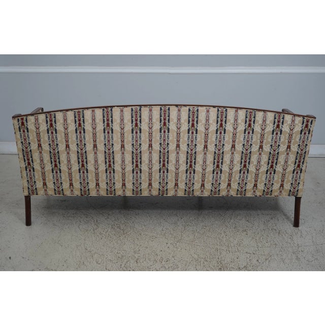 Hickory Chair Co Sheraton Mahogany Sofa For Sale - Image 11 of 12