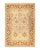 Ivory Mogul, One-of-a-Kind Hand-Knotted Area Rug in Ivory, 6' 1" x 9' 0" For Sale - Image 8 of 8
