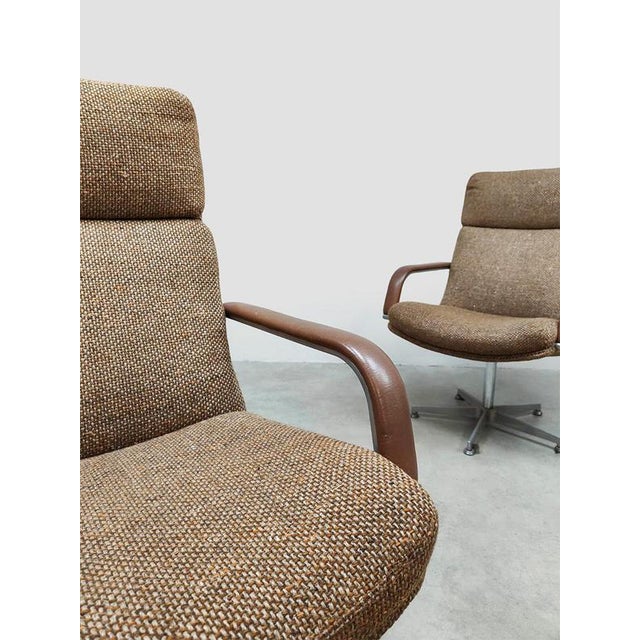 Gray Vintage Dutch Channel Desk Chair by Geoffrey Harcourt, 1960s For Sale - Image 8 of 8