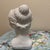 2010s Contemporary White Glossy Ceramic Female Bust Planter Vase For Sale - Image 5 of 7