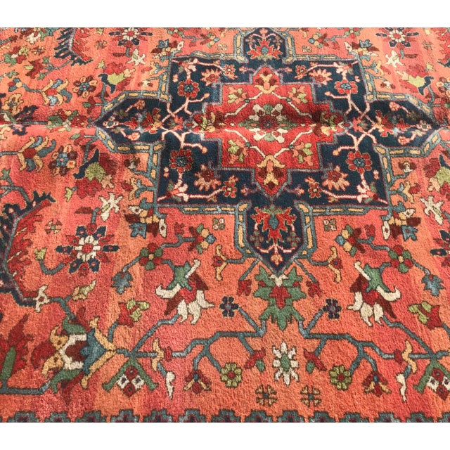 Karestan Serapi Design Karestan American Machine Made Rug- 8′8″ × 12′ For Sale - Image 9 of 13