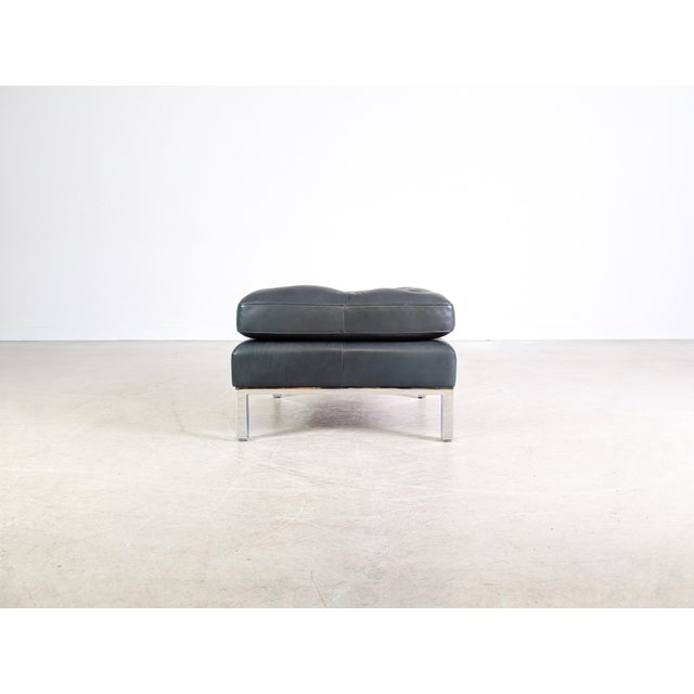 DS-0040 Ottoman in Black Leather from de Sede For Sale - Image 5 of 8