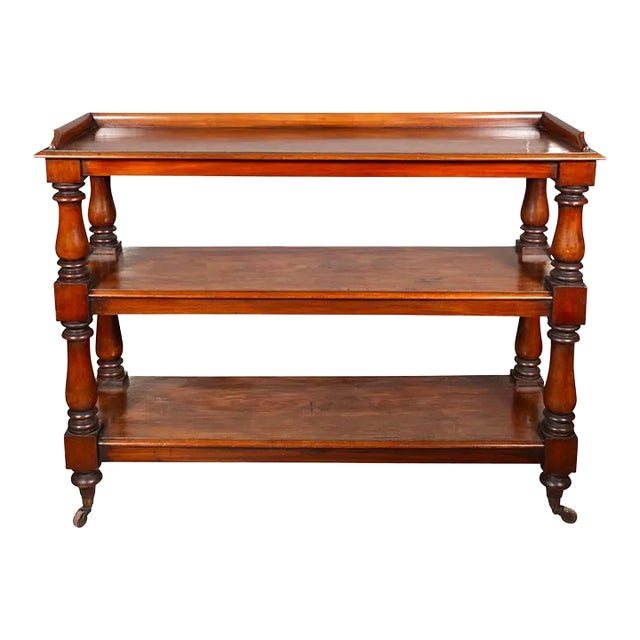 Late Regency Mahogany Trolley For Sale