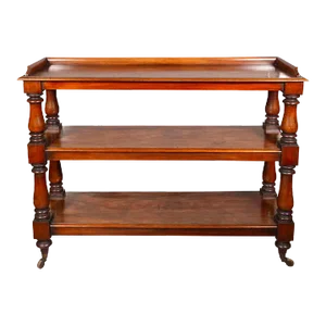 Late Regency Mahogany Trolley