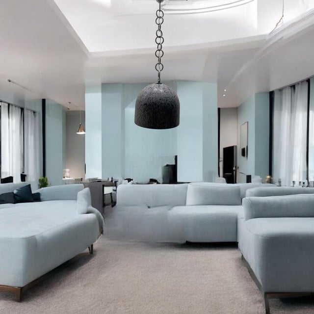 Murano Glass Light Pendant Series Neverrino by Gae Aulenti, 1970s For Sale - Image 3 of 14