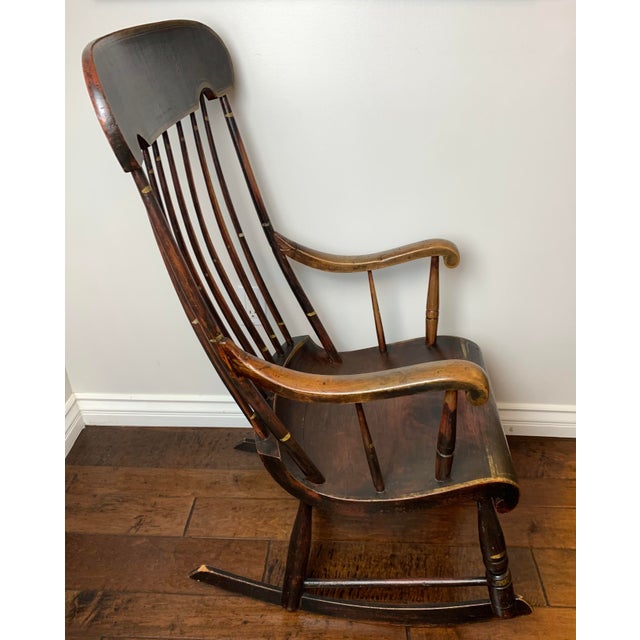 Mid 19th Century Rocking Chair For Sale - Image 4 of 8