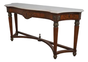Maitland Smith Regency Style Marble Top Console Table